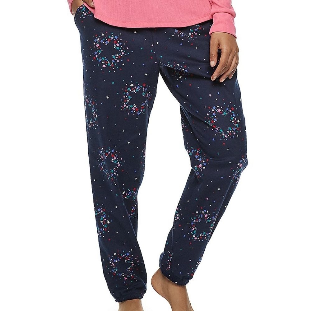 Sonoma Goods cuffed flannel pajama pants
